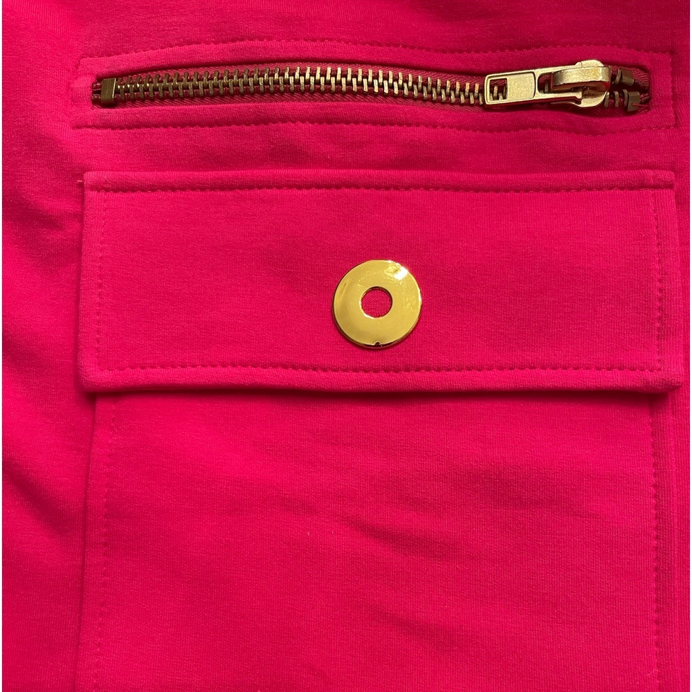 Sutton Studio Fuchsia Pink 1970’s GoGo Dancer Vibe Retro Top, Women’s Size L - Picture 6 of 7